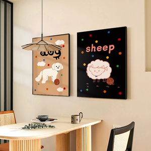 Peinture murale décorative en céramique de cristal de luxe sur le thème des dessins animés Décoration intérieure pour enfants - Product Image 4