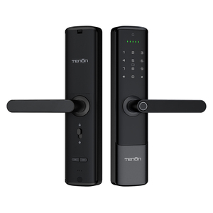 Tenon Châu Âu Trong Nhà Thương Mại <span class=keywords><strong>Keyless</strong></span> Thông Minh Khóa Cửa Xử Lý Kỹ Thuật Số Vân Tay Đầu Đọc Thẻ Tuya Ứng Dụng Tương Thích Nhà Sử Dụng K6 - Product Image 1