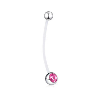Anneau de <span class=keywords><strong>nombril</strong></span> en acrylique souple <span class=keywords><strong>pour</strong></span> <span class=keywords><strong>femme</strong></span> <span class=keywords><strong>enceinte</strong></span>, multicolore, best-seller transfrontalier, <span class=keywords><strong>piercing</strong></span> long <span class=keywords><strong>pour</strong></span> <span class=keywords><strong>nombril</strong></span> - Product Image 4
