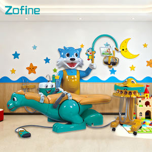 Poltrona Odontoiatrica Pediatrica Elettrica Zofine Z91D di Alta Qualità con Mobile Laterale Apple, 2 Sgabelli per Dentista, Telaio in Metallo, <span class=keywords><strong>Design</strong></span> Ergonomico - Product Image 5