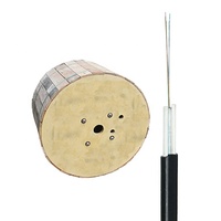 Mini ADSS 2 4 6 8 12 24 inti kabel optik luar ruangan FTTH datar Mode tunggal dielektrik udara jatuh serat optik produsen