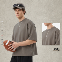 T-shirts vierges personnalisables Beingmove avec logo imprimé, 230 g/m², 100 % coton, vente en gros, haute qualité, streetwear, coupe ample et épaisse