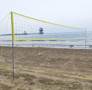 Conjunto de rede de voleibol, conjunto de rede de voleibol padrão, uniforme de vôlei, ferramenta esportiva, controle remoto para praia, parque solar