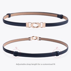 Nouvelle <span class=keywords><strong>ceinture</strong></span> fine réglable en alliage sans perforation pour robe et manteau <span class=keywords><strong>femme</strong></span>, <span class=keywords><strong>ceinture</strong></span> amincissante à largeur fine pour une taille cintrée - Product Image 3