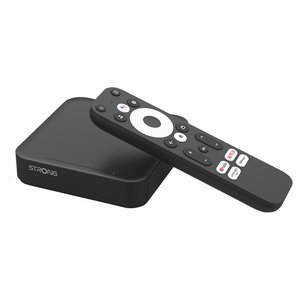 Boîtier multimédia puissant Leap S3 UHD noir, Google TV, Smart TV Box avec HDMI, USB, LAN, Toslink, Bluetooth, Wifi 4 - Product Image 1