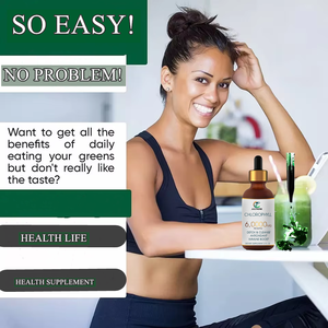 Julyherb Fornecimento de Qualidade Alimentar Clorofila Pura Drops 60ml Por Garrafa Clorofila Líquida Gotas 6000mg uma Garrafa - Product Image 3