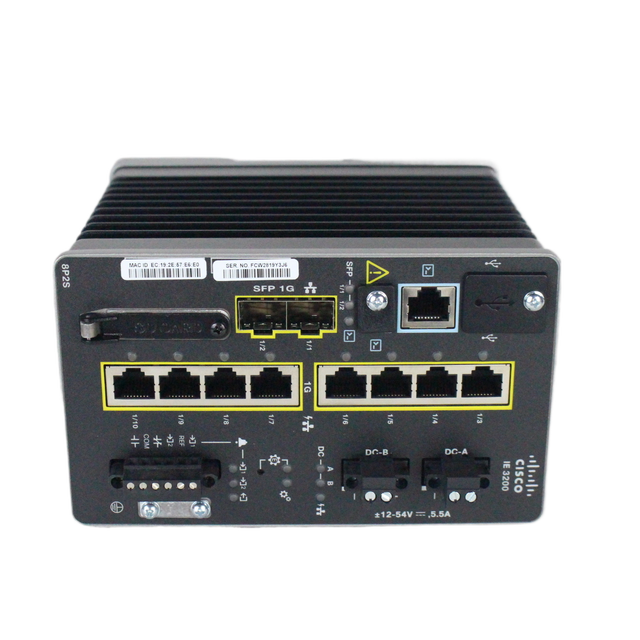 Cisco Catalyst Industrial Ethernet IE3x00 Rugged Series Switches IE-3200-8P2S-E