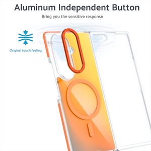 Fundas Magnéticas para Teléfono Móvil con Degradado Mate de Moda para Samsung Z Fold 8 6 7, Carga Inalámbrica, Protección Antigolpes - Product Image 4