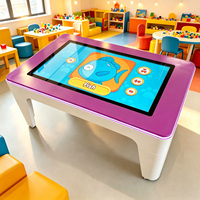 Table de jeu numérique à écran tactile de 32 pouces, table de jeu de société avec plateau amovible, adaptée aux jeux pour enfants