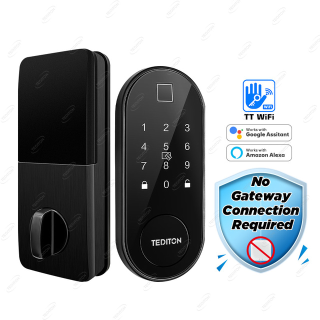 2026 High Security Waterproof Bedroom Door Ttlock Deadbolt Front Card Digital Electronic Smart Keypad Deadbolt Lock With Wifi