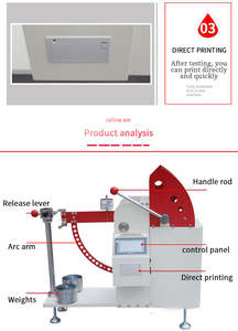 Probador de resistencia a la perforación de cartón y cartón LIYI - Product Image 4