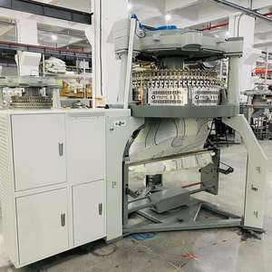 Machine à tricoter circulaire à grande vitesse, double haute densité, jacquard textile, machine à tricoter Pailung, velours, serviette jacquard, hôtel - Product Image 5