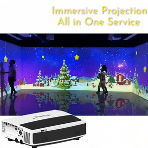 โปรเจคเตอร์เลเซอร์ LCD แบบ Immersive 4K สำหรับสถานที่ขนาดใหญ่ รุ่น Colable Large Venue ระยะฉายสั้นพิเศษ 5800Ansi 1200p รองรับการฉายภาพฉากขนาดใหญ่ CL530UST รับประกัน 3 ปี CL530U - Product Image 4