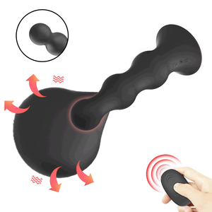 جهاز تدليك البروستاتا للرجال قابل للنفخ مع تحكم عن بعد لاسلكي، خرزات توسيع شرجية كبيرة قابلة للنفخ، هزاز شرجي، ألعاب جنسية - Product Image 2