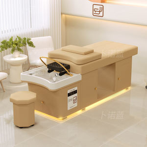 Bàn <span class=keywords><strong>massage</strong></span> trị liệu Spa đầu Thái với hệ thống tuần hoàn nước, mút cao cấp & khung gỗ chắc chắn dành cho salon làm đẹp & tiệm cắt tóc - Product Image 5