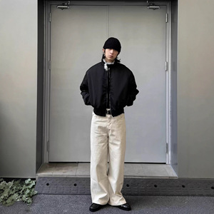 <span class=keywords><strong>Veste</strong></span> pour homme de haute qualité, motif cœur, style streetwear, en coton rembourré, imitation fourrure de loup, imprimé décharge, motif loup royal - Product Image 3