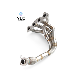 Collecteur d'échappement haute performance en acier inoxydable YLC pour <span class=keywords><strong>Peugeot</strong></span> 206 CC 1.6 16v 109 ch 207 2006-2016 – Convertisseur de système d'échappement - Product Image 2