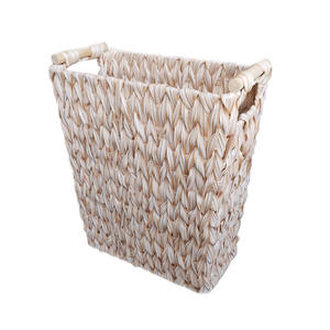 ตะกร้าเก็บของสานโบไบ ทรงสี่เหลี่ยม สีดำ เป็นมิตรกับสิ่งแวดล้อม สำหรับจัดเก็บเสื้อผ้า สไตล์นอร์ดิก ตะกร้าหวายเทียม - Product Image 3