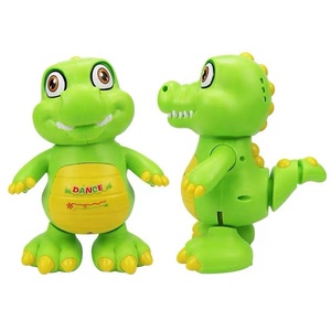 IDS-rompecabezas de música con forma de cocodrilo para niños, juguete de dinosaurio eléctrico con forma de cocodrilo - Product Image 1