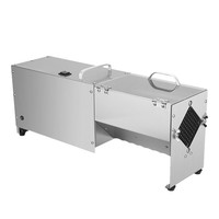 Handmatige elektrische roestvrijstalen voedselsnijmachine met 650W motor, geschikt voor bakkerijen, restaurants en commercieel gebruik, ook geschikt voor het snijden van fruit.