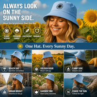 Sombrero de Pescador de Lino Natural Transpirable con Ala Ancha, Protección Solar UPF 50, Parche de Goma Personalizado con Logotipo, Casual, para Playa, Verano