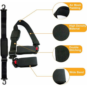 Cinturino per porta sci imbottito con tracolla regolabile durevole per un Comfort superiore - Product Image 3