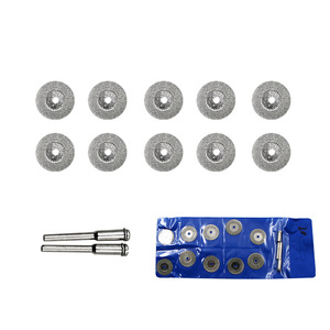 10 pièces 40mm diamant disques de coupe mandrin arbre arbres outil rotatif <span class=keywords><strong>Dremel</strong></span> accessoires - Product Image 4