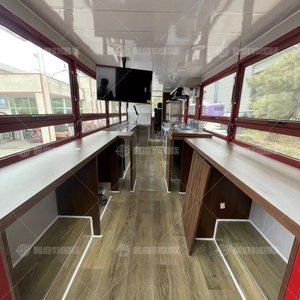Remorque alimentaire à double étage en acier galvanisé certifiée CE DOT avec toit relevable électrique, pour hamburgers, pizzas <span class=keywords><strong>et</strong></span> fast-food - Product Image 3