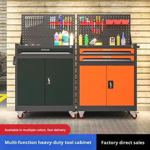 भारी शुल्क न्यूनतम उपकरण कैबिनेट ड्रॉअर कार्ट ऑटो मरम्मत पुश कार्ट मल्टीफंक्शनल स्टोरेज बॉक्स एंटी-चोरी नमी-प्रूफ - Product Image 4