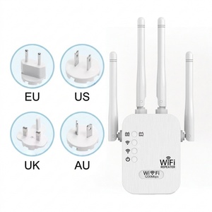 เครื่องขยายสัญญาณไวไฟแบบพกพา ความเร็วสูง รองรับ 2 ย่านความถี่ 1200Mbps พร้อมเสาอากาศกำลังขยายสูง 4 ต้น สีขาว ครอบคลุมพื้นที่ 100-120 ตร.ม. จัดส่งรวดเร็ว - Product Image 2