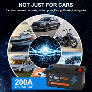 EU cổ tự động pin xe dừng bắt đầu 20Ah 27ah 30Ah 45Ah 100Ah 12 <span class=keywords><strong>Volt</strong></span> Phosphate LiFePO4 pin <span class=keywords><strong>lithium</strong></span> gói - Product Image 5