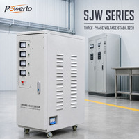 Stabilisateur de tension triphasé série SJW haute précision pour équipements électriques industriels