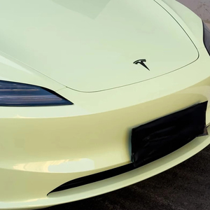 Wholesale High Gloss PET avocado green premium Car Wrap Vinyl Film 6.5-8.5mil Self-healing Color Change Vinyl tesla mode3 oem - Product Image 3