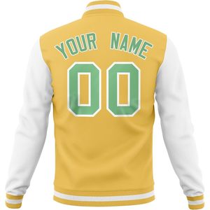 Custom Baseball Varsity <b>Jacket</b> <b>Lightweight</b> <b>Bomber</b> Coat Personalized Stitched Text Logo Unisex Adult Men <b>Women</b> Youth - Product Image 2