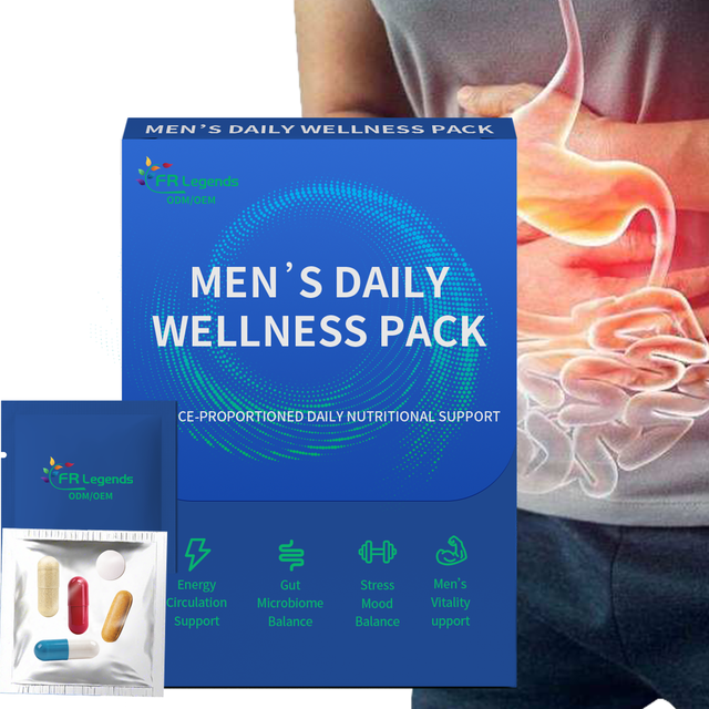 OEM Private Label Men Vitamins Tablets Supports Digestive & Gut Balance Custom Multivitamin Male Nutrition Capsules Supplement