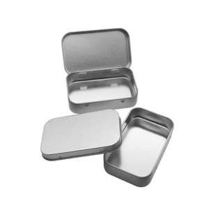 סיטונאי מתכת ממוחזר מותאם אישית קופסא מתכת כסף עוגיות פח פלסטיק לשימוש תעשייתי מזון & שוקולד - Product Image 5