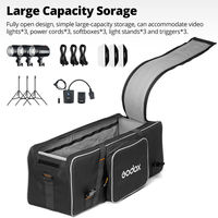 Sac de transport Godox CB-05 en PVC, portable, pour studio photo extérieur, flash, éclairage stroboscopique, ensemble de supports, sac de rangement