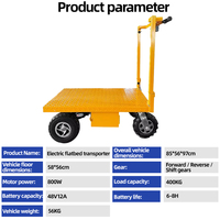 Chariot à palettes électrique pliable à quatre roues avec certification CE, logistique d'entrepôt et manutention de matériaux, capacité de charge 1000 kg