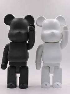 Decorazione domestica Bearbricks <span class=keywords><strong>Daft</strong></span> <span class=keywords><strong>punk</strong></span> 400% Bearbricks 28cm figura Bearbricks 1000% 70cm bianco e nero orso scultura in mattoni - Product Image 5