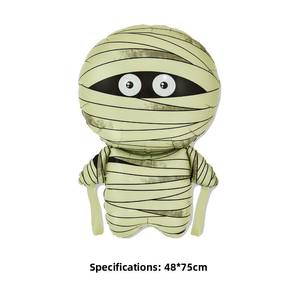 Nouveau 3D Stéréo Base Halloween En Aluminium <span class=keywords><strong>Film</strong></span> Ballon Dessin Animé <span class=keywords><strong>Momie</strong></span> Sorcière Forme pour Retour À L'école Nouvel An Chinois Caractéristiques Hélium - Product Image 4