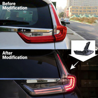 Luces Traseras Transparentes con Fondo Blanco, Faro LED de Alta Calidad, Luz Trasera para Automóvil Honda CRV 2017-2022