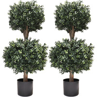 Meilleure vente transfrontalière : Bonsaï en buis artificiel pour décoration intérieure/extérieure, style nordique, inspiré d'Instagram, en PE