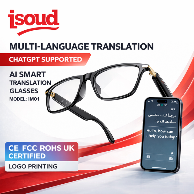 's Best-selling AI Artificial Intelligence for Glasses Real-time Translation for Music Audio/video Calls Touch