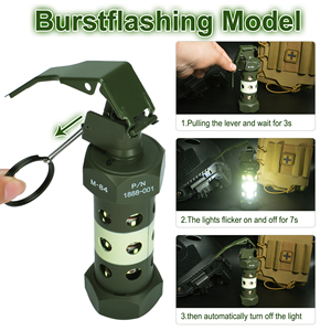 Ngoài trời cắm trại khẩn cấp thiết bị chiếu sáng Pin không gian lưu trữ chiến thuật <span class=keywords><strong>Flash</strong></span> bom mô hình - Product Image 4
