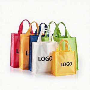 Bolsas de Compras Reutilizables de Tela con Logotipo Personalizado, Bolsas de Regalo de Color, Bolsas de Compras de Tela No Tejida para Promociones - Product Image 1