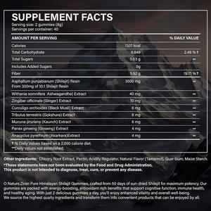 Supplément de bonbons en or Shilajit naturel certifié GMP 3000 mg Prend en charge l'immunité et l'endurance Logo personnalisé d'usine OEM - Product Image 5