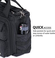 Sac à main tactique multifonctionnel pour homme BSCI personnalisé de 17 pouces, sac de pilote, sac à bandoulière pour ordinateur portable