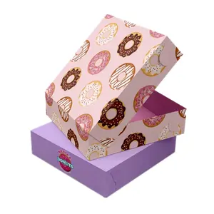 थोक कस्टम कप केक डोनट ब्राउनी पेपर बॉक्स बेंटो केक और कपकेक बॉक्स लोगो के साथ केक बॉक्स ले जाएं