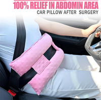 Coussin de soutien post-chirurgical pour pacemaker, idéal pour les trajets et les voyages, pour la récupération après une opération cardiaque, coussin de confort tricoté pour le corps