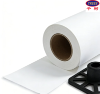 Rouleau de vinyle auto-adhésif ultra mat opaque en PP 185 ml TREE GOODS, super mat et durable pour les autocollants de voiture, vente en gros d'usine
